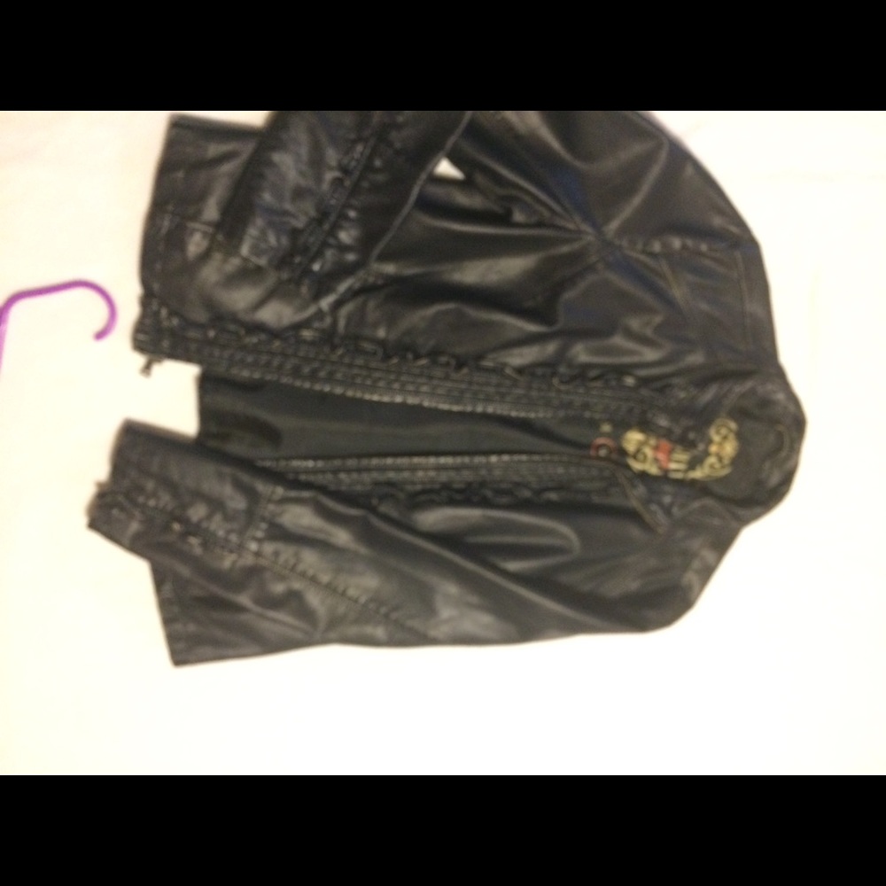 Vegan leather jacket